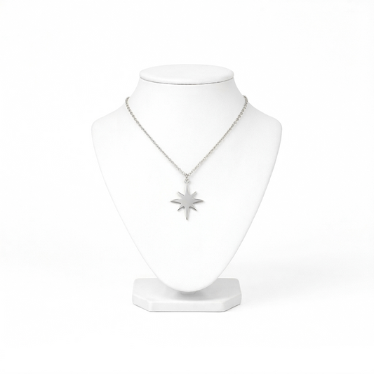 Starburst Eight-Point Pendant Necklace