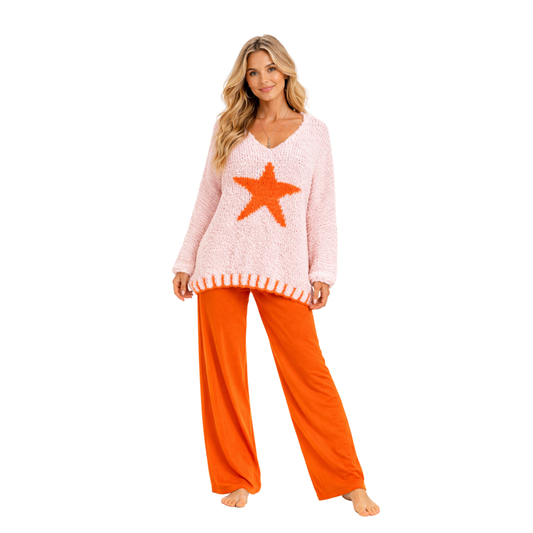 Vintage Star Knit Sweater