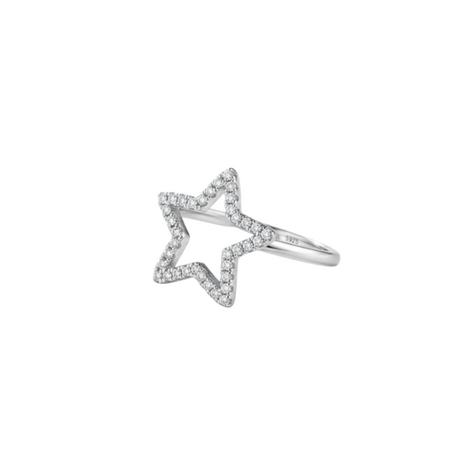 Celestial Point Star Diamond Ring
