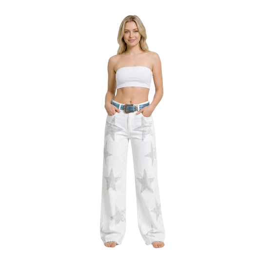 Star Night Wide Jeans