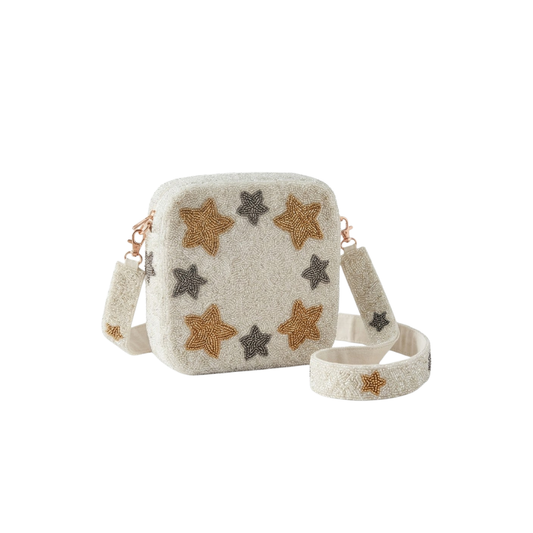 Celestial Beaded Star Crossbody