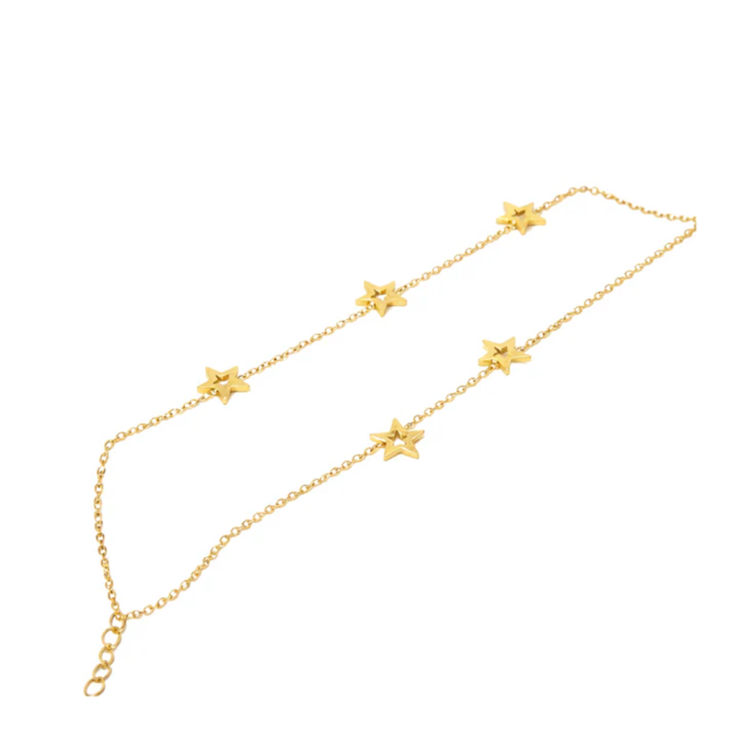Korean Double Layer Star Charm Bracelet