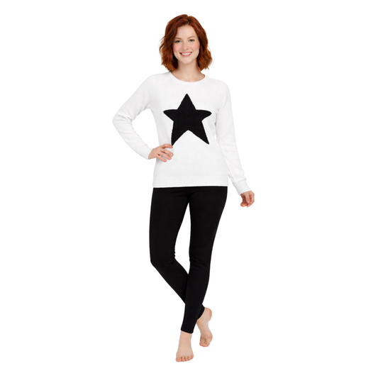 Soft Star Knit Sweater