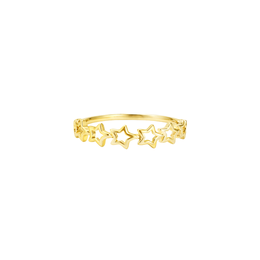 Stella Hollow Star Band Ring
