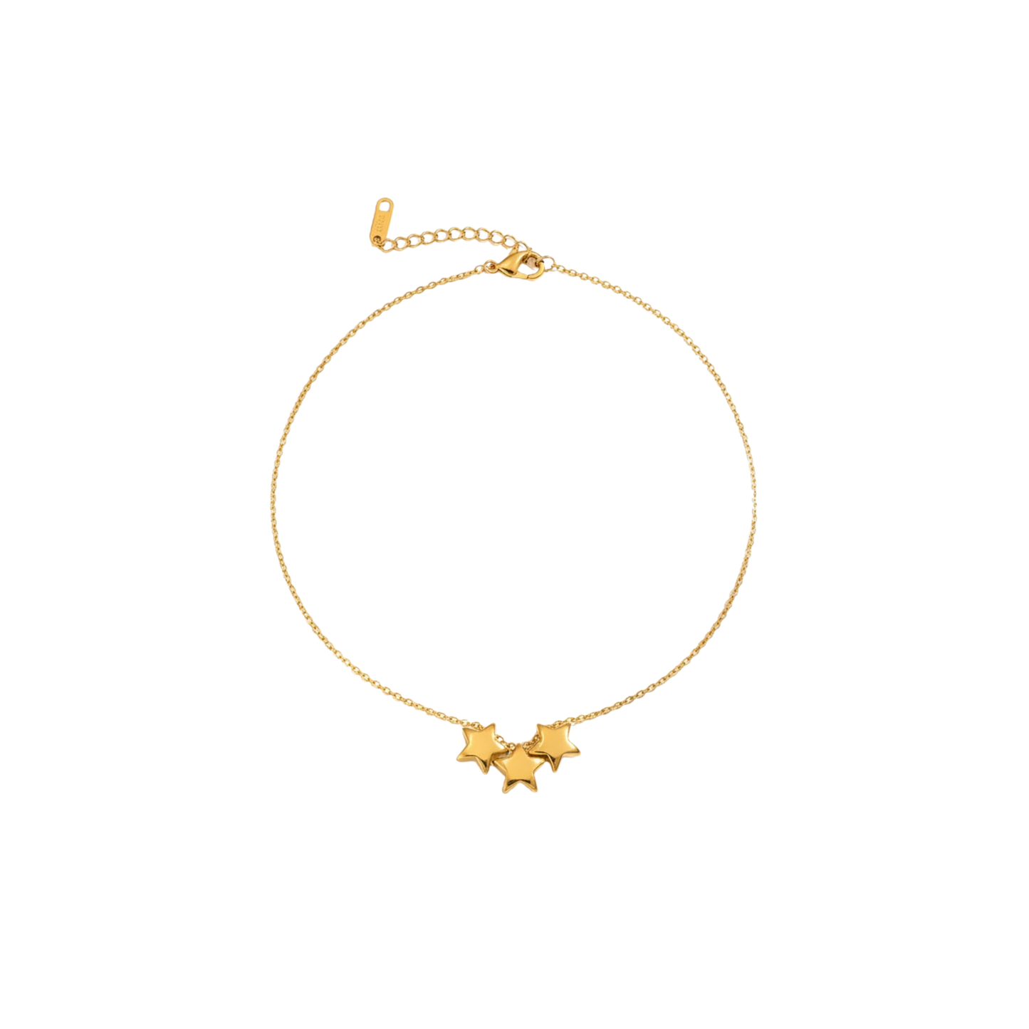 Triple Star Pendant Necklace