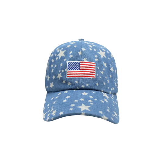Americana Star Denim Cap