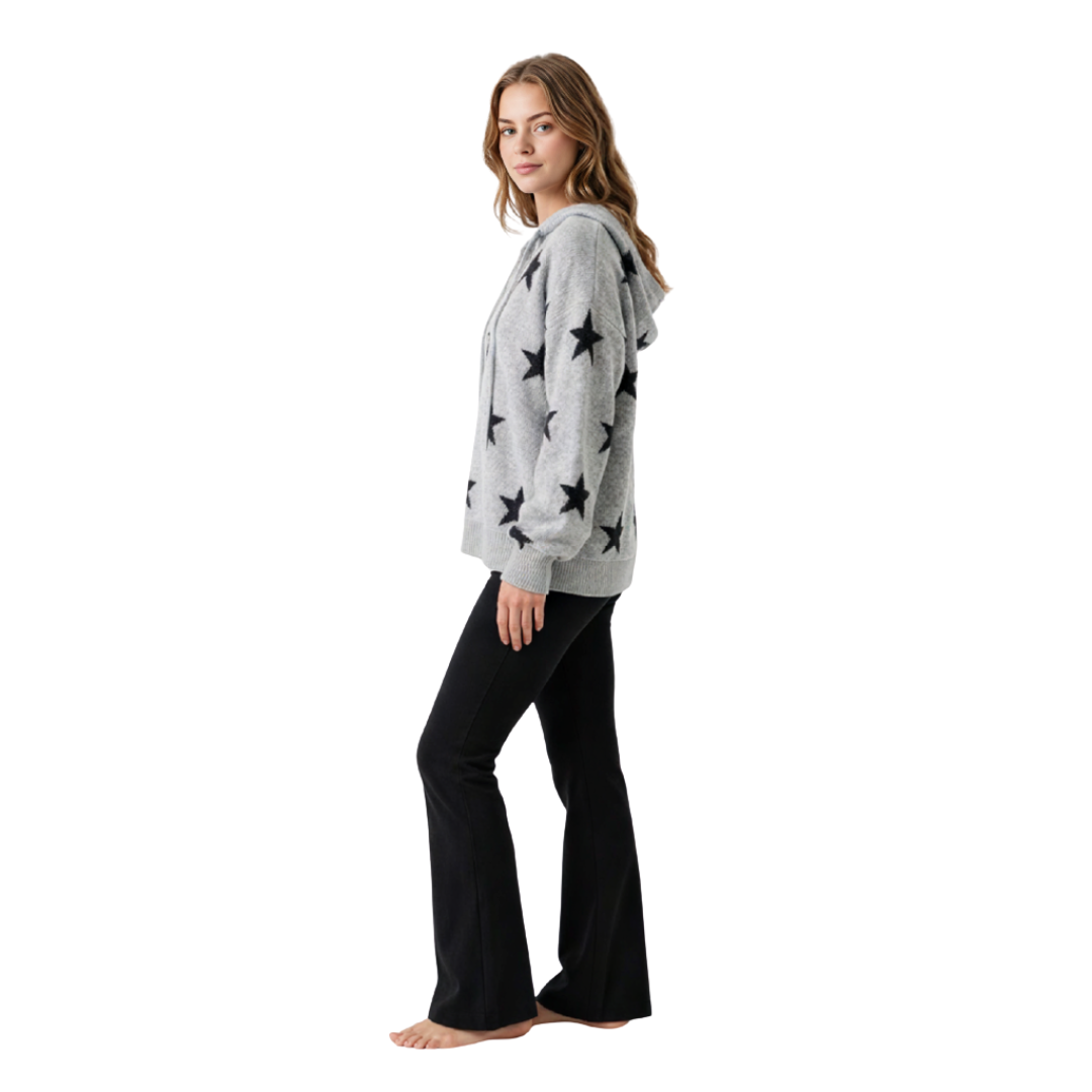 Starry Knit Hoodie