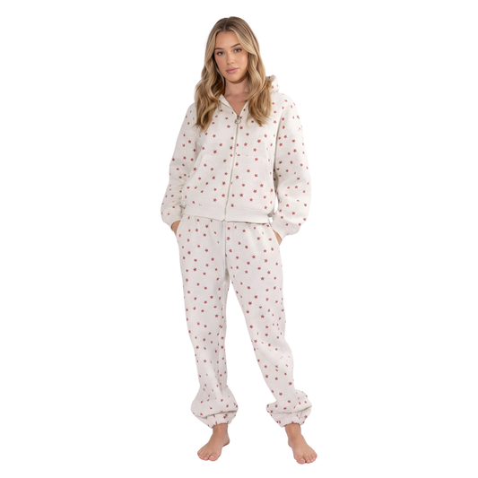 Star Lounge Zip Hoodie Set