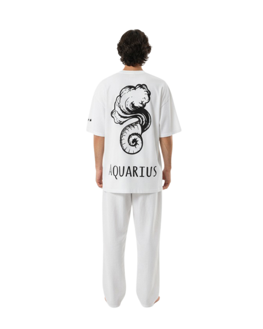 Zodiac Flow Aquarius Tee