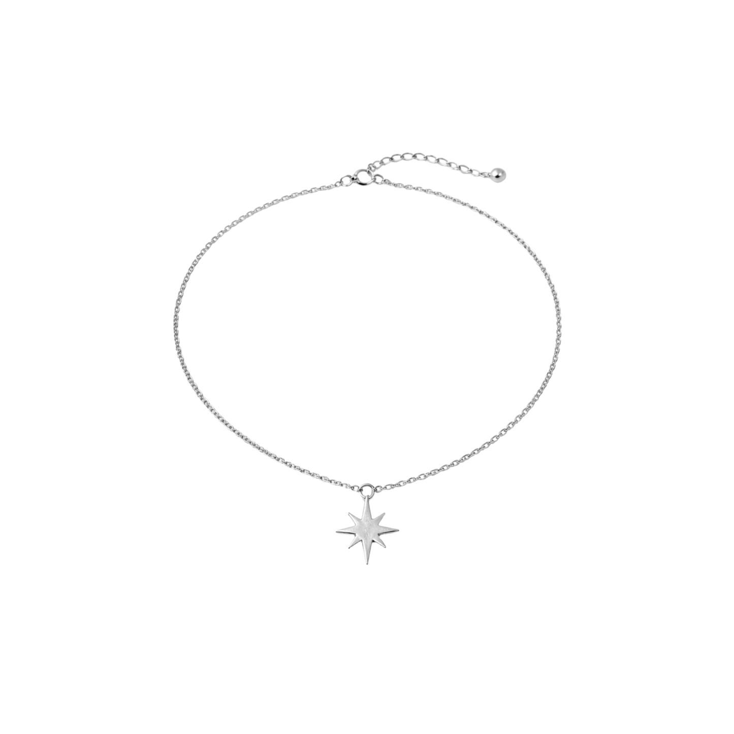 Starburst Eight-Point Pendant Necklace