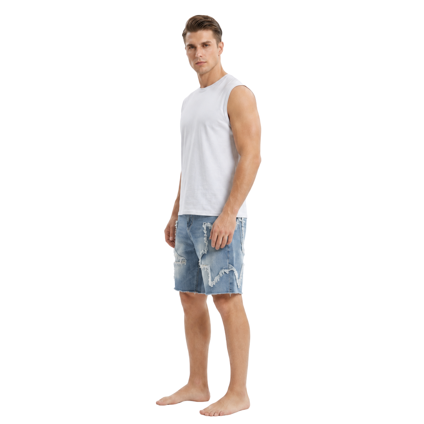 Vintage Star Denim Shorts