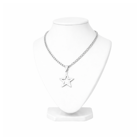 Hollow Star Chain Necklace