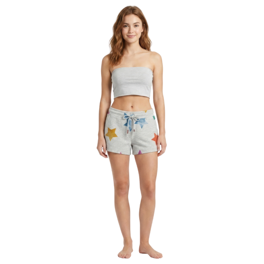 Rainbow Star Lounge Shorts