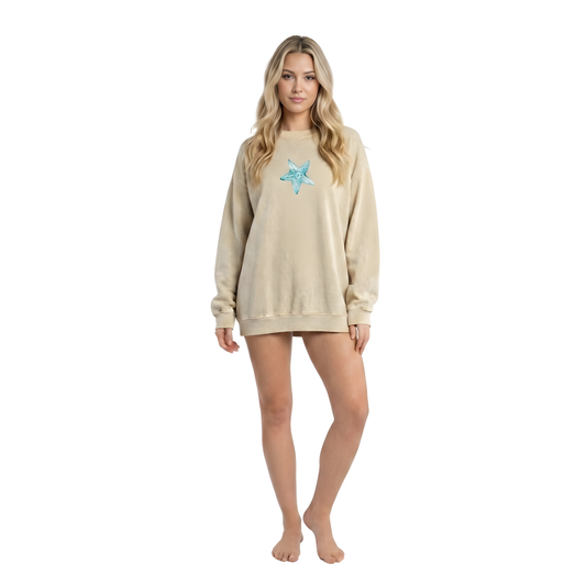 Coastal Starfish Mineral Sweatshirt