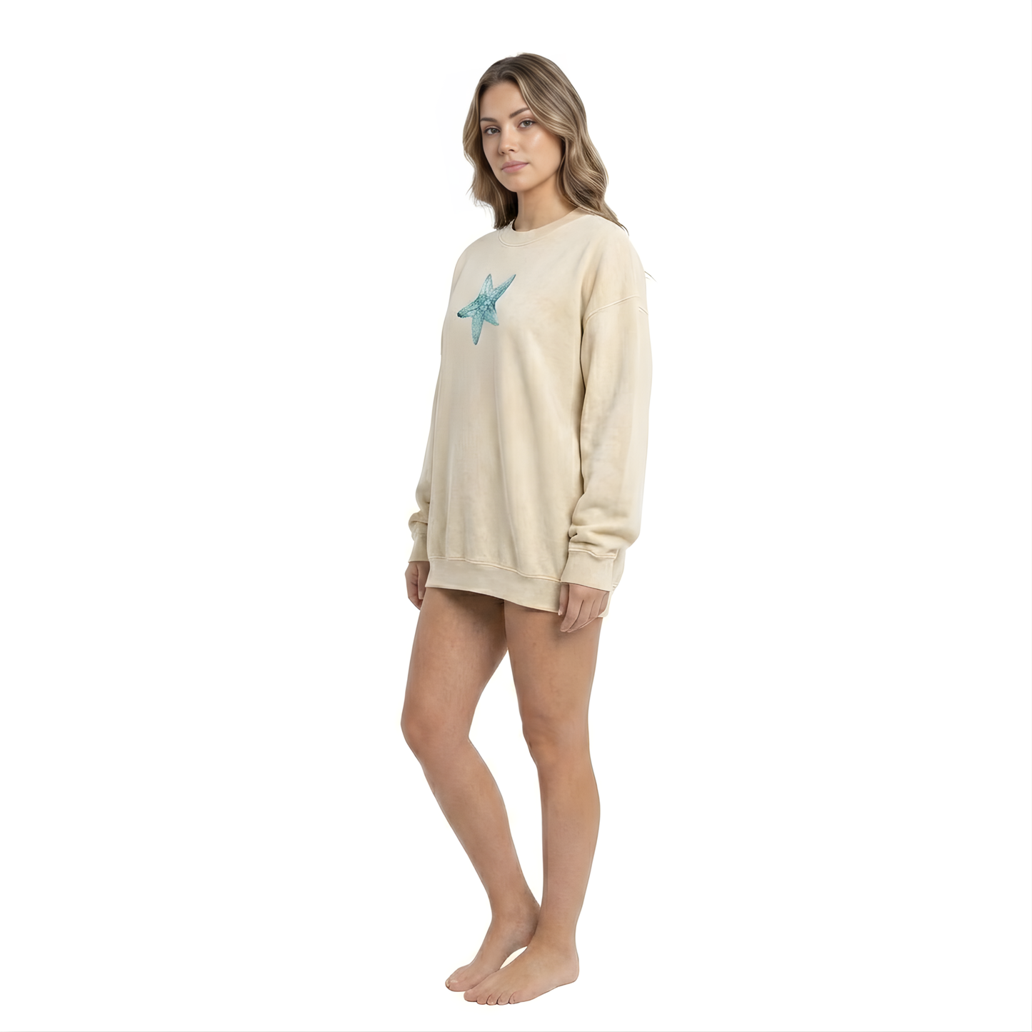 Coastal Starfish Mineral Sweatshirt