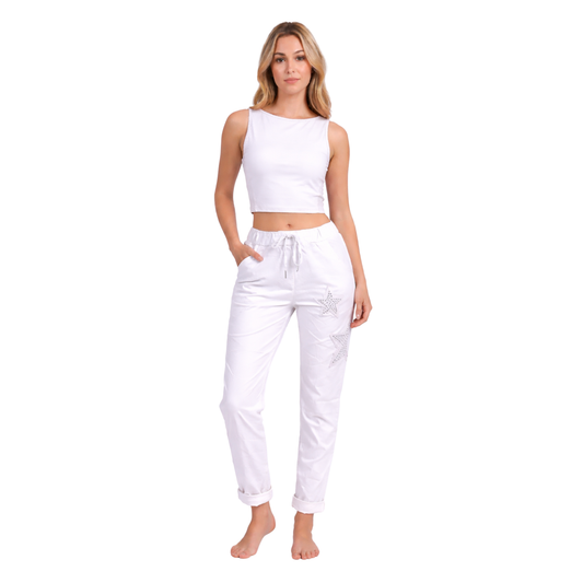 Stella Rhinestone Pants