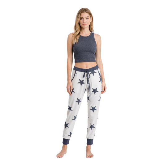 Star Drawstring Pants