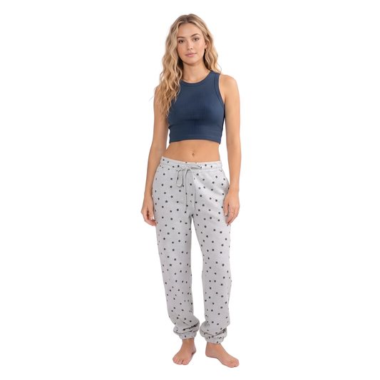 Star Print Jogger Pants