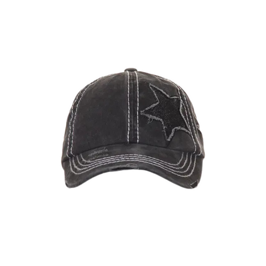 Vintage Glitter Star Cap
