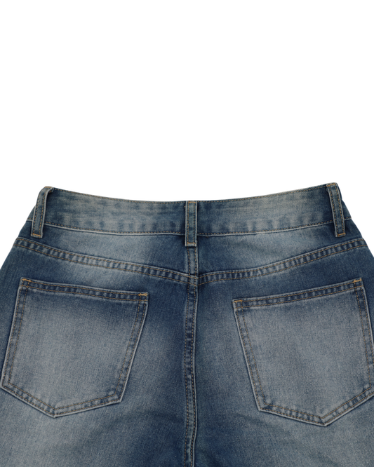 Western Star Patch Wide-Leg Jeans
