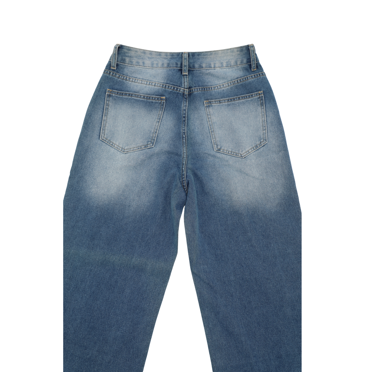 Western Star Patch Wide-Leg Jeans
