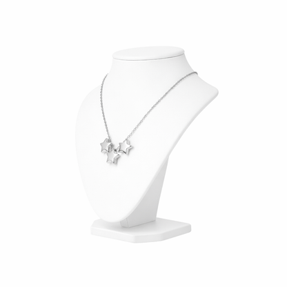 Triple Star Pendant Necklace