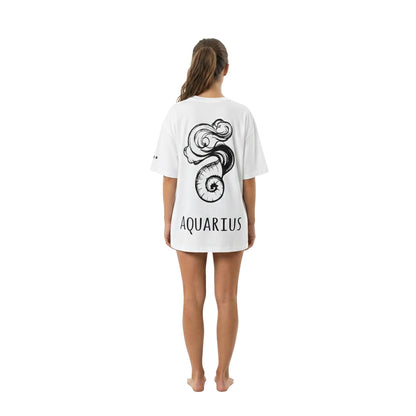 Zodiac Flow Aquarius Tee