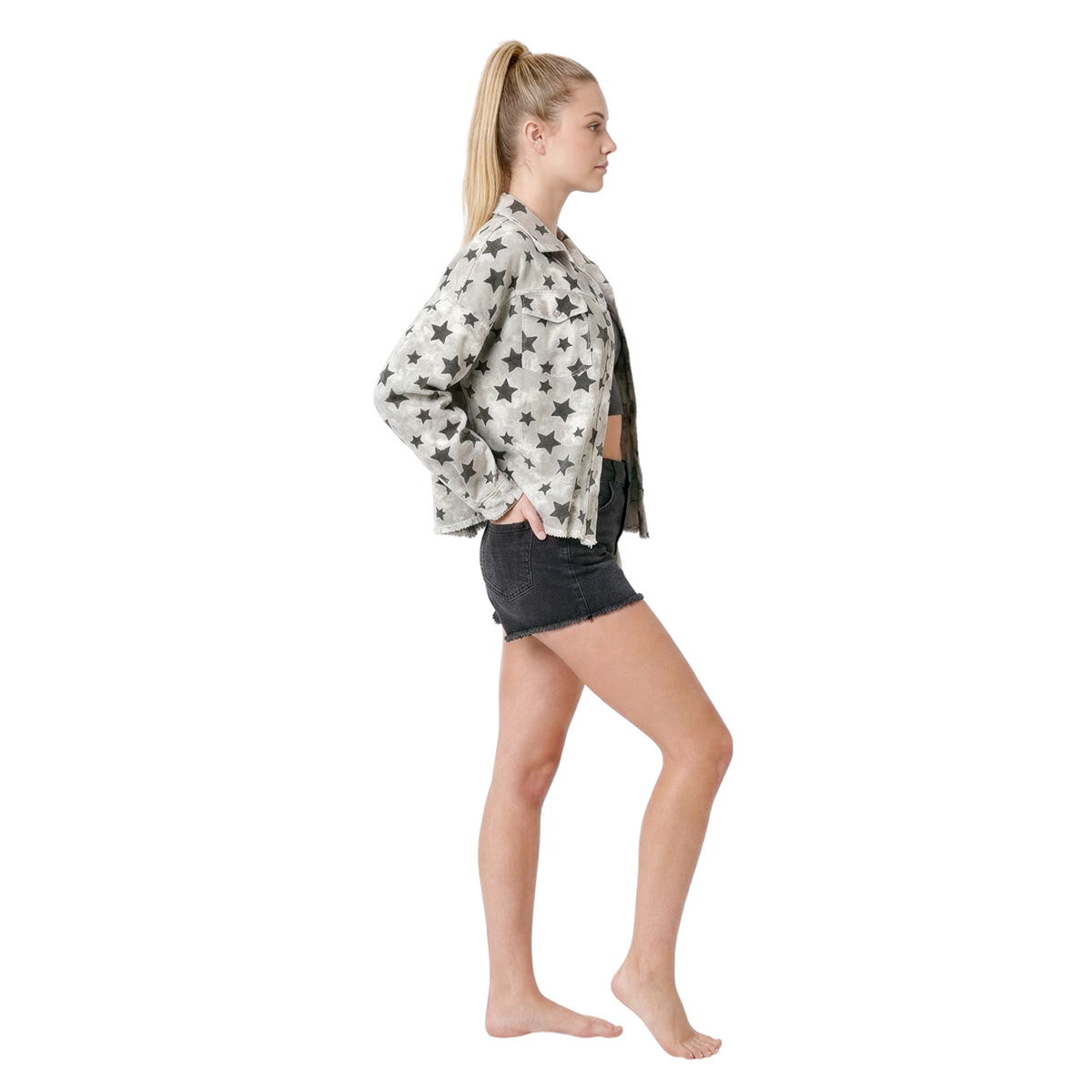 Starlight Tie Dye Denim Jacket