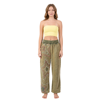 Washed Star Jogger Pants