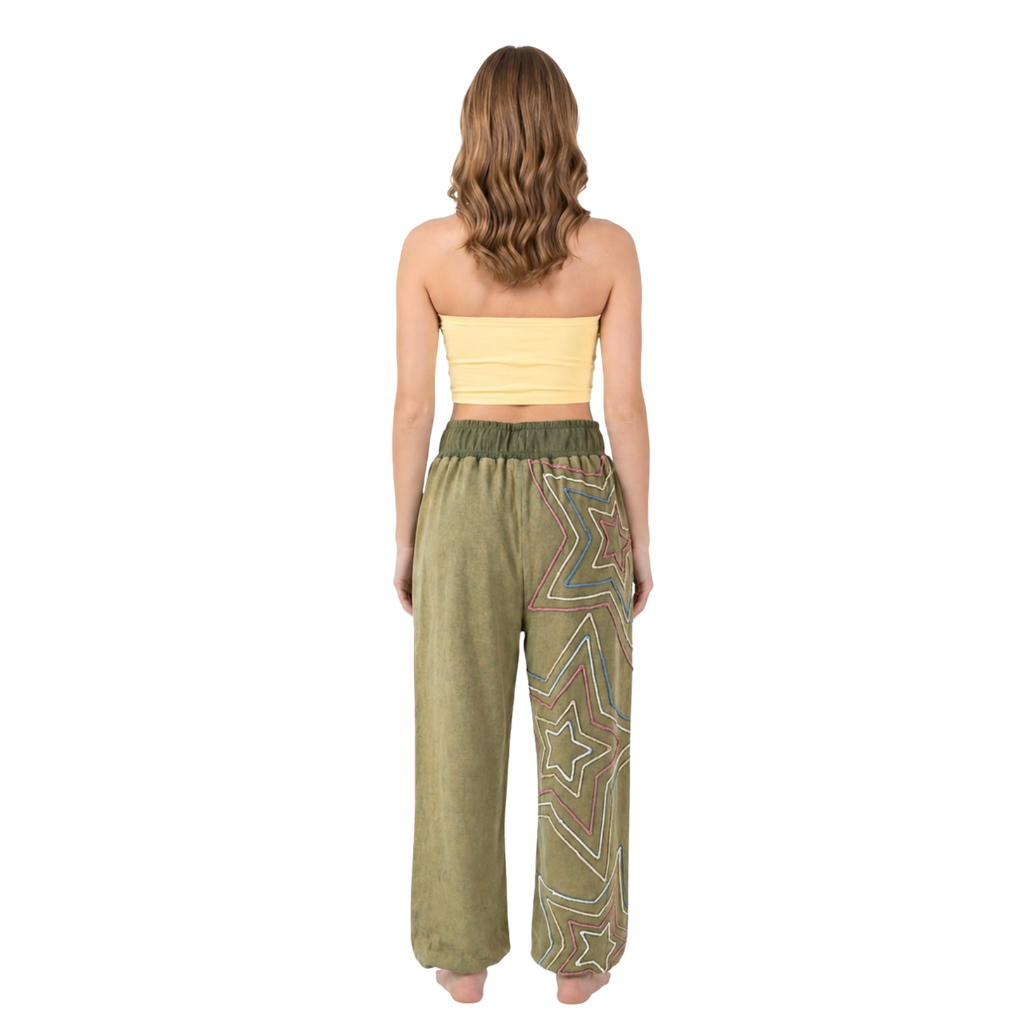 Washed Star Jogger Pants