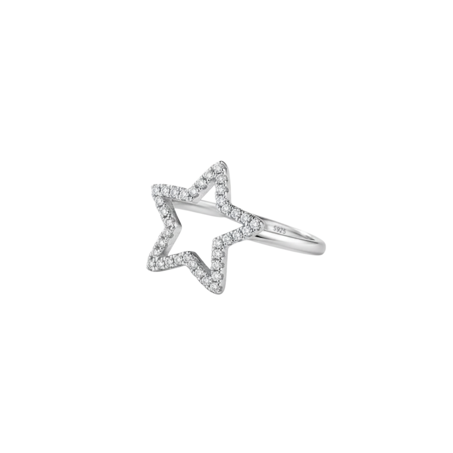 Celestial Point Star Diamond Ring