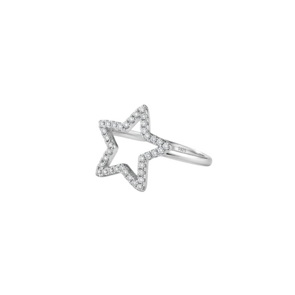 Celestial Point Star Diamond Ring