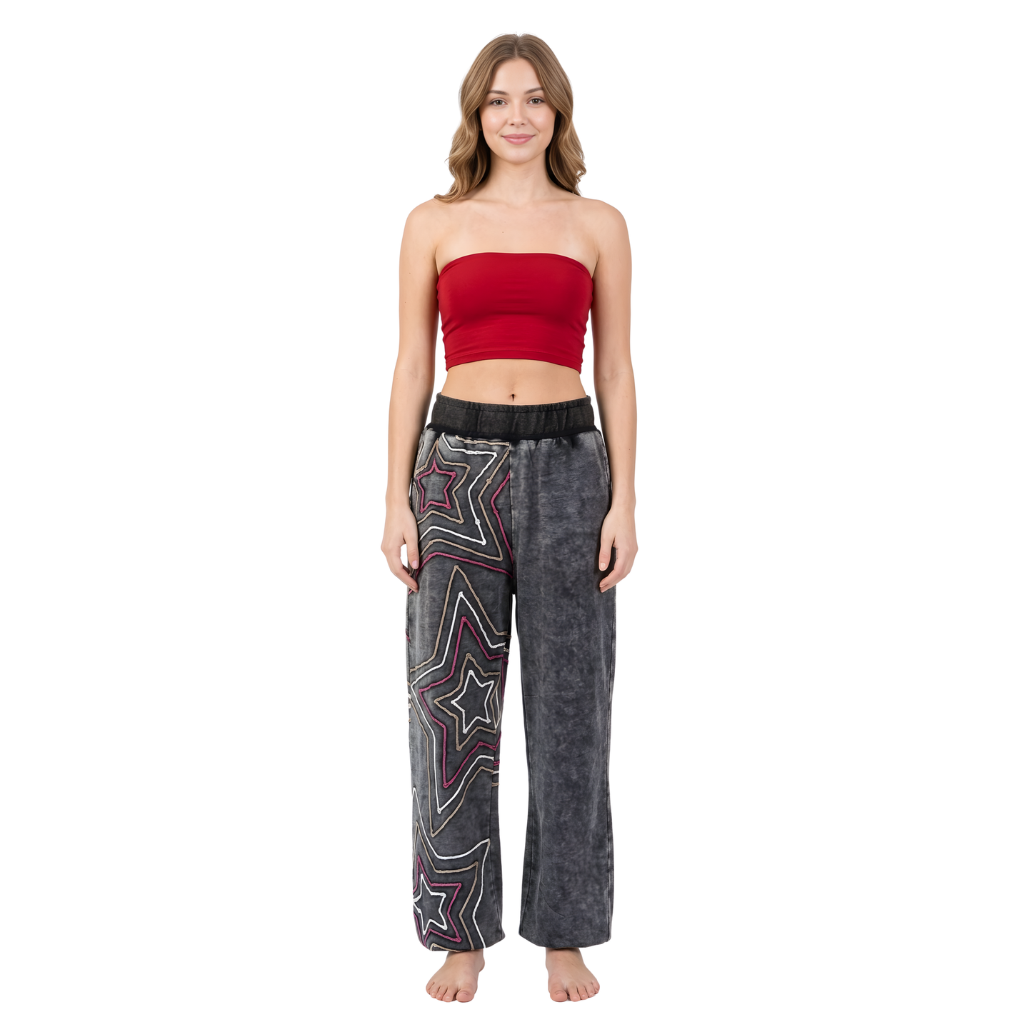 Washed Star Jogger Pants