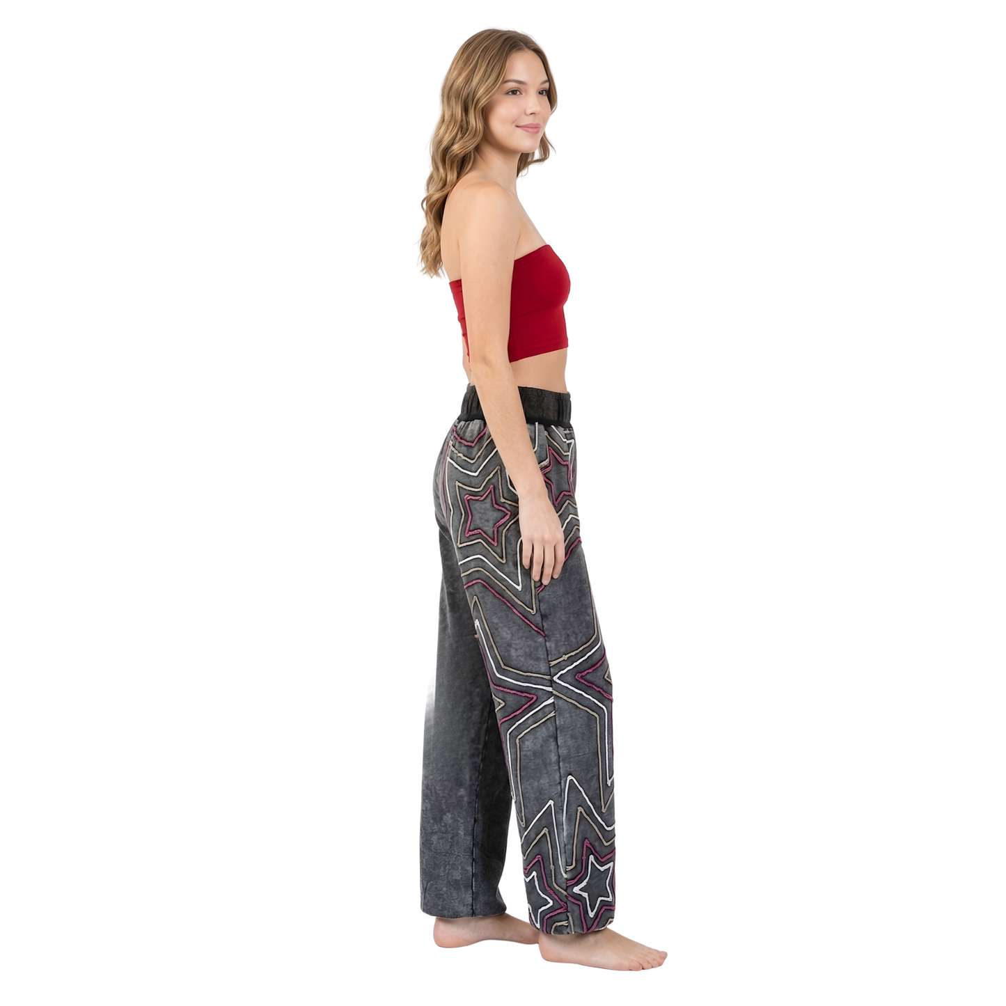 Washed Star Jogger Pants