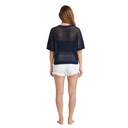 Flag Crochet Sweater Top