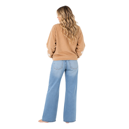 Star Sleeve Fleece Jacket  Description