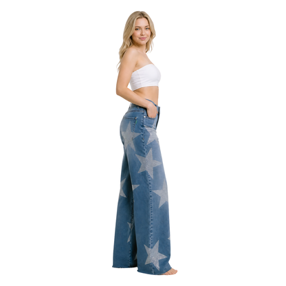 Star Night Wide Jeans