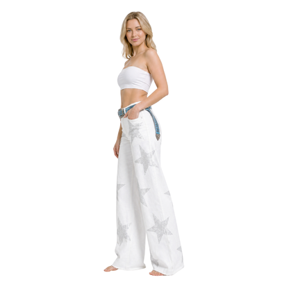 Star Night Wide Jeans