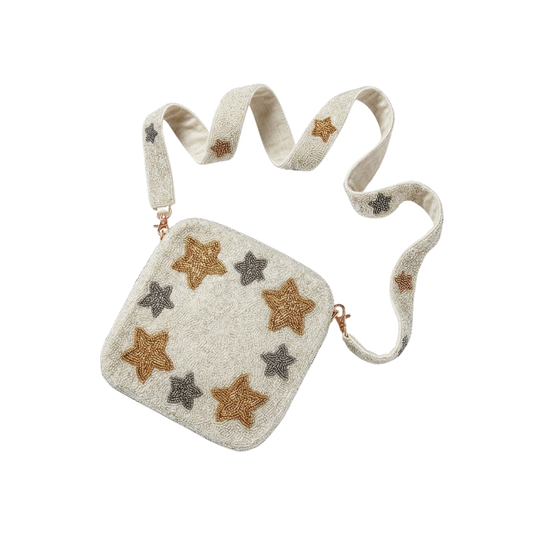 Celestial Beaded Star Crossbody