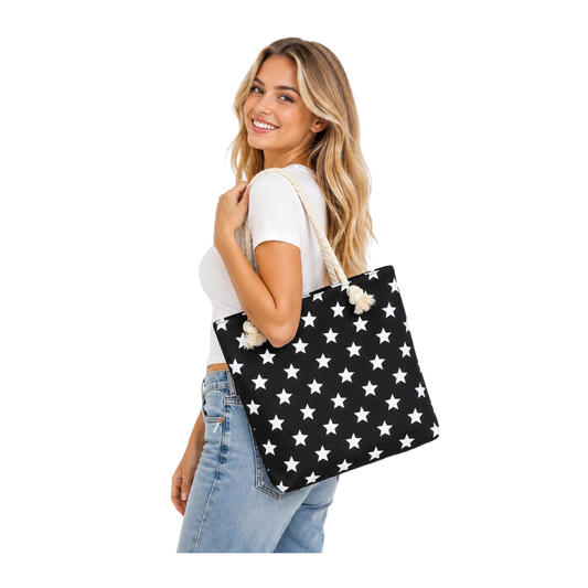 Star Rope Tote Bag