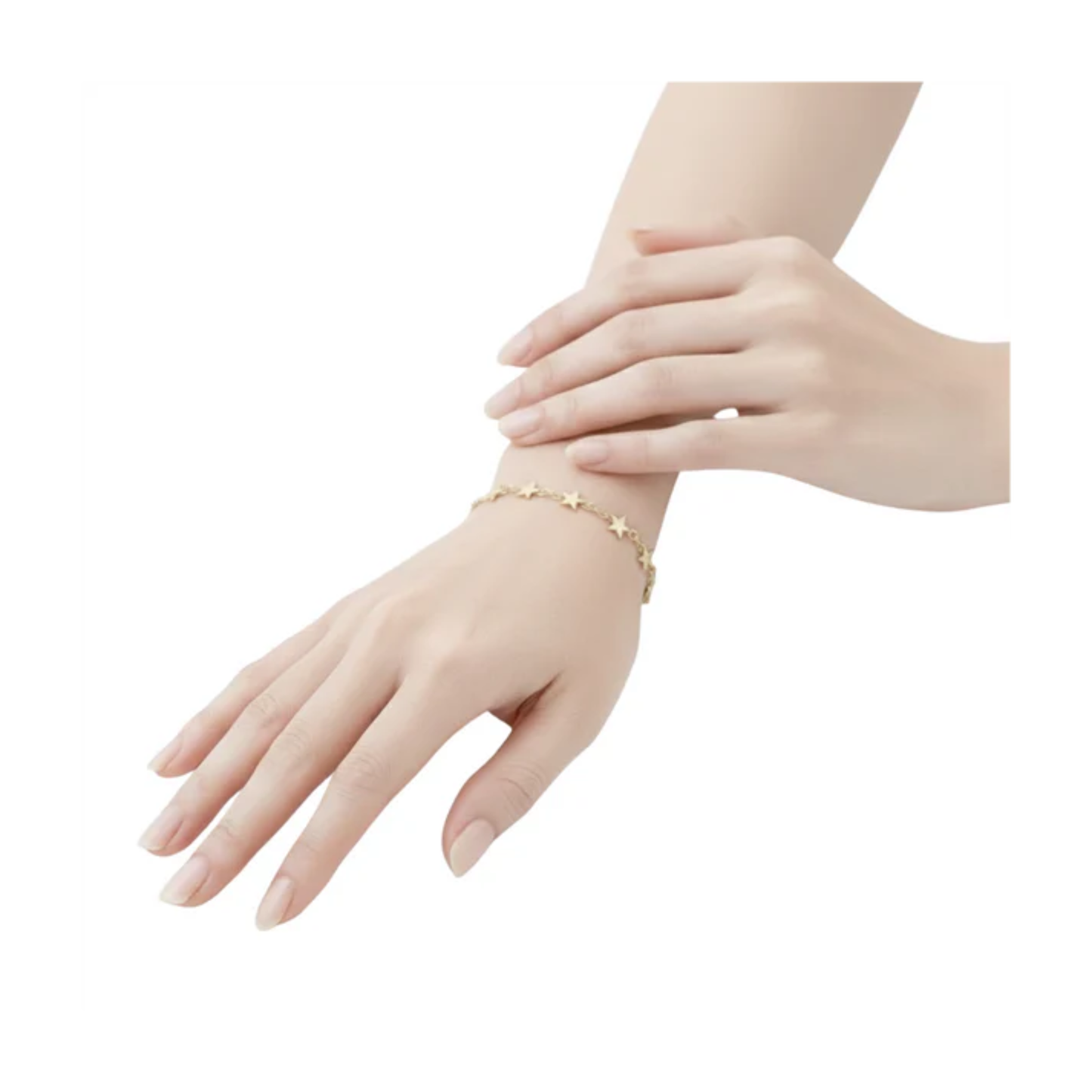 Stainless Steel Multi Star Chain Bracelet