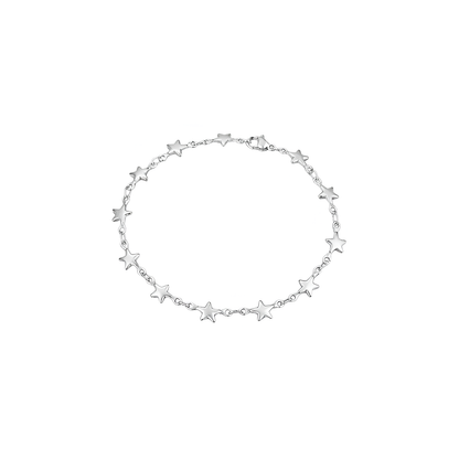 Stainless Steel Multi Star Chain Bracelet