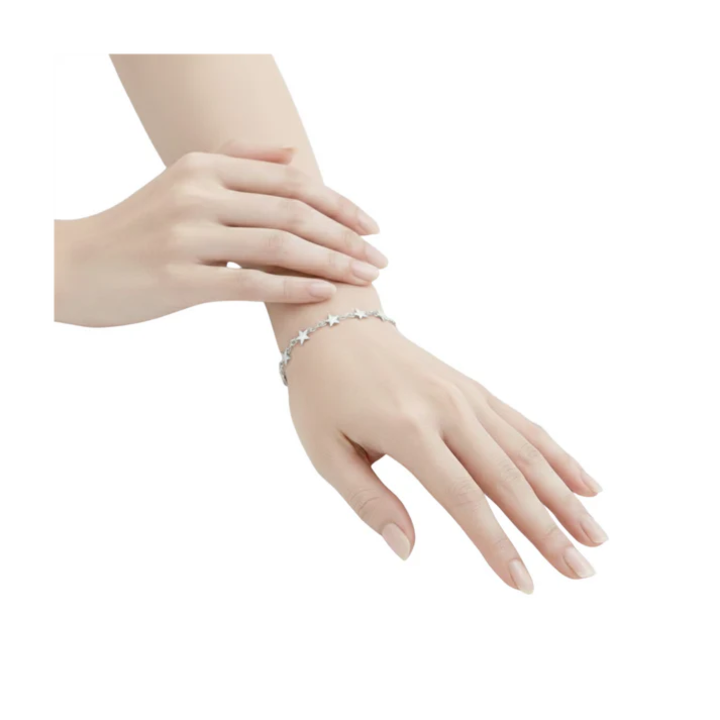 Stainless Steel Multi Star Chain Bracelet