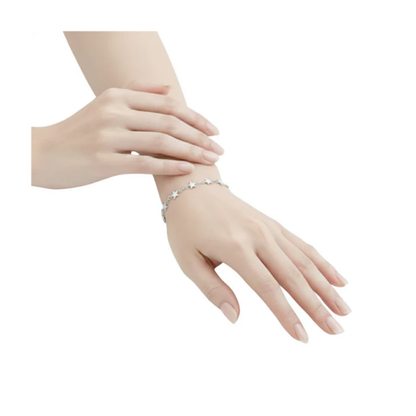 Stainless Steel Multi Star Chain Bracelet