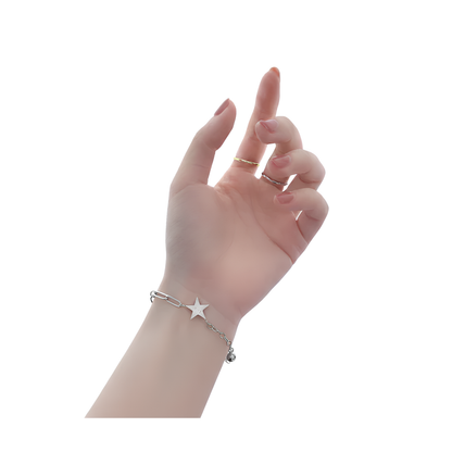 18K Gold Plated Eastern Star Chain Bracelet
