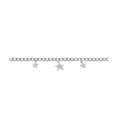 Celestial Star Charm Chain Bracelet