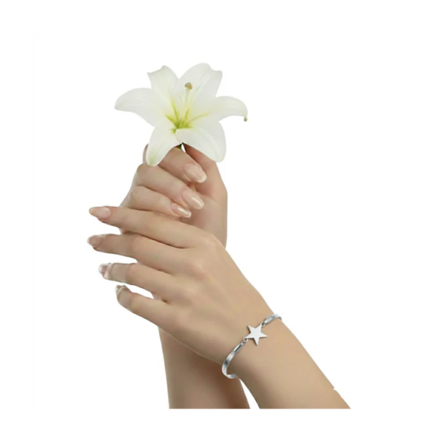 Gold Plated Star Snake Chain Bracelet