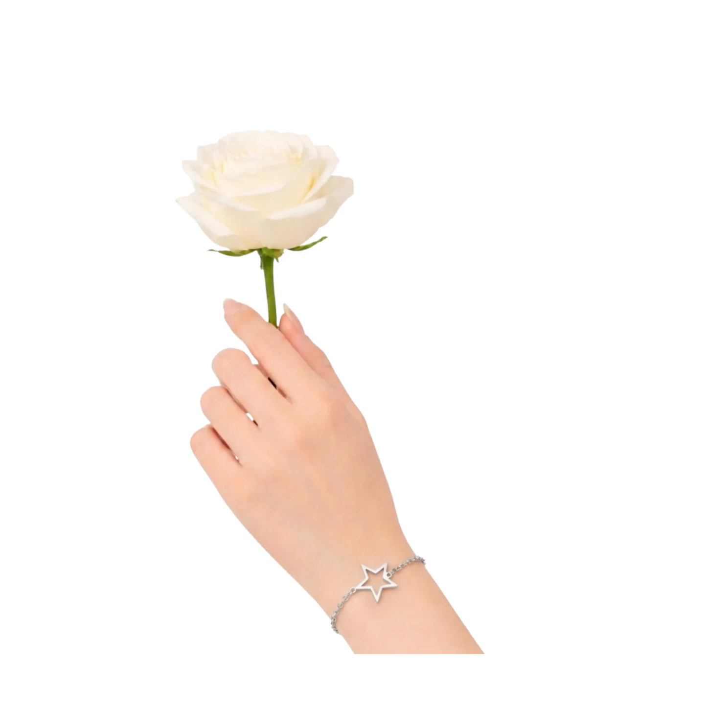 Minimal Star Charm Chain Bracelet