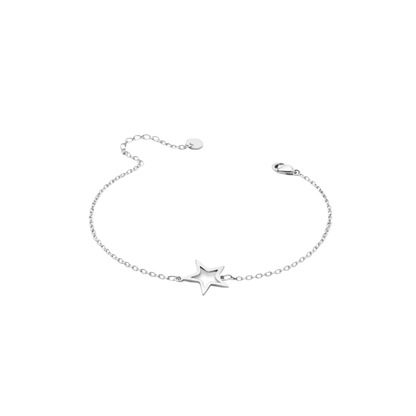Minimal Star Charm Chain Bracelet