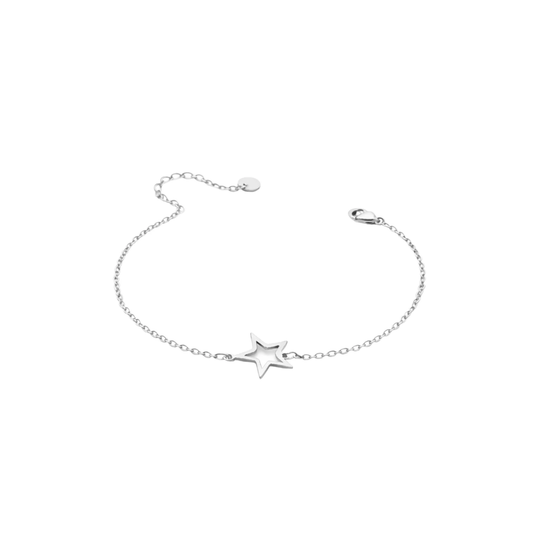 Minimal Star Charm Chain Bracelet